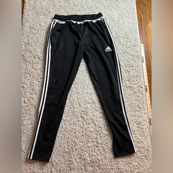 Men’s Size Large Adidas Striped Sweatpants GUC - Picture 1 of 7